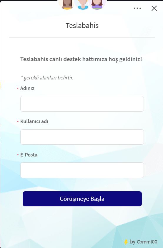 teslabahis canlı destek